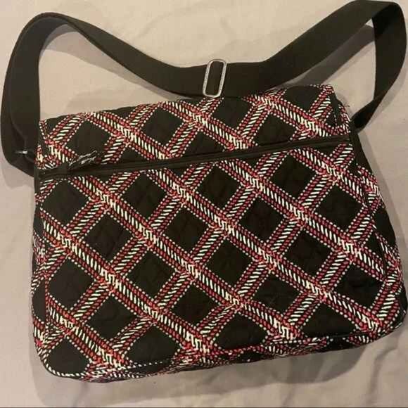 Vera Bradley Minsk Plaid Messenger Bag - Picture 3 of 9